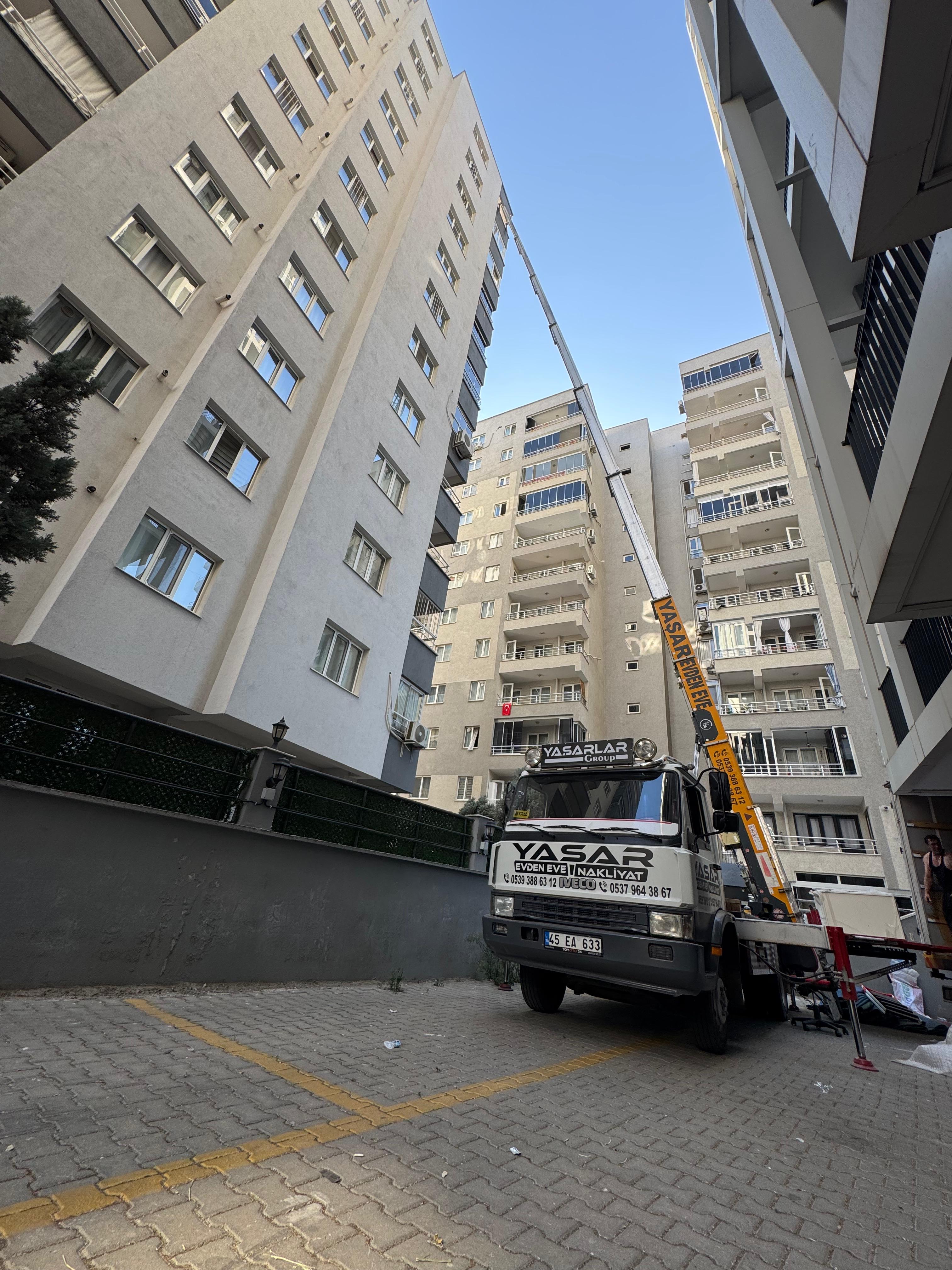 Manisa Mobil Kiralık Asansör - 17 Kata Kadar Yük Taşıma